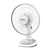 Firefly FEL6112 12" Oscillating 3-Speed Fan with LED Night Light  and USB Mobile Phone Charger